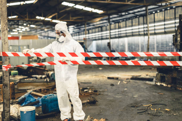 Professional Drug Lab Cleanup technician working in Caldwell, NJ